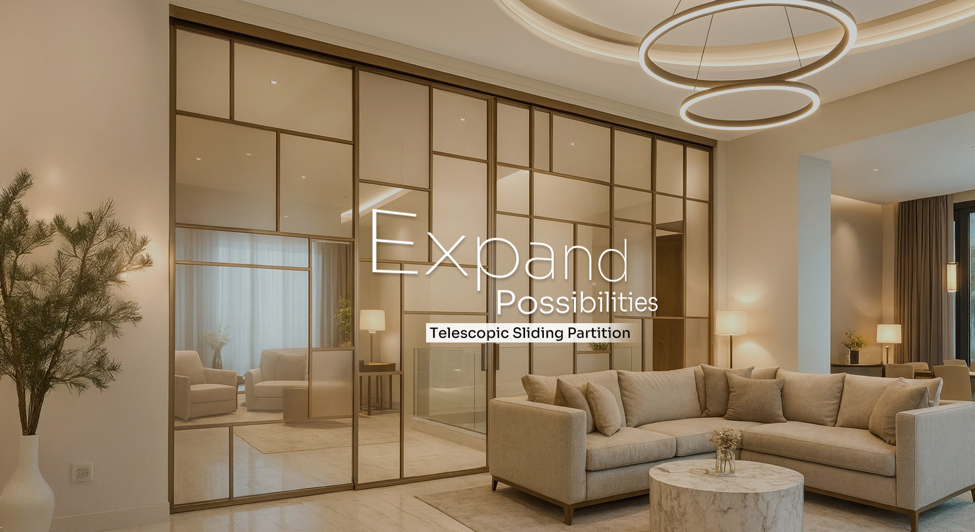 Telescopic Sliding Partition